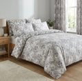 7 PC Floral & Geometric Reversible Bedding Set